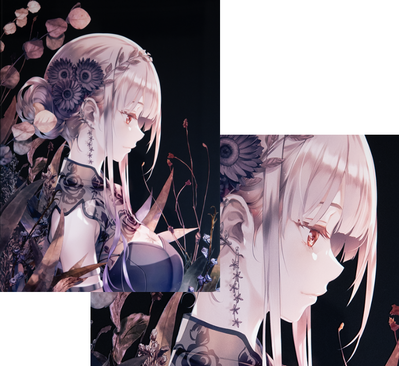 深崎暮人先生 新作版画紹介！！『R/E CAT'S CRADLE』 | 神絵祭2023